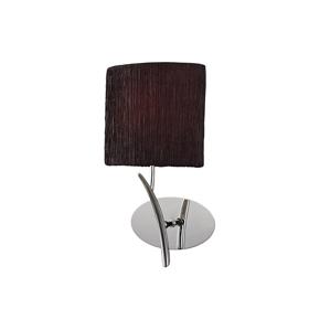 Eve Polished Chrome-Black Wall Lights Mantra Armed Wall Lights Eve Polished Chrome-Black Wall Lights Mantra Armed Wall Lights